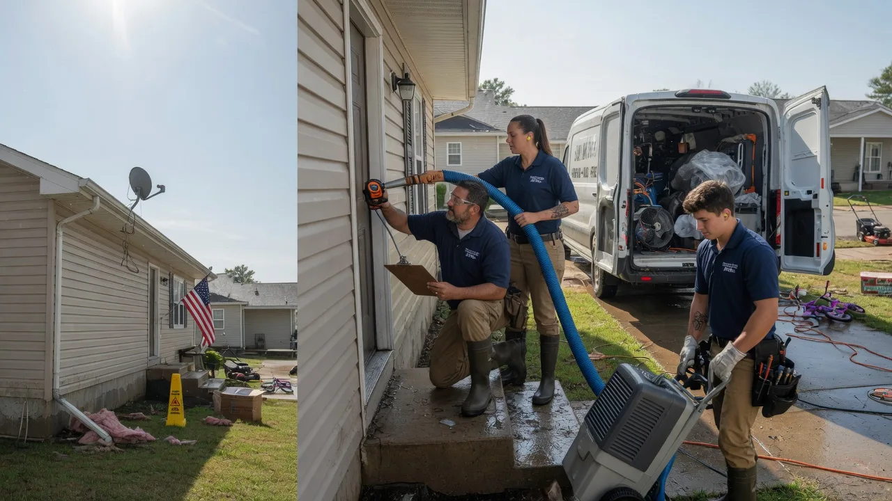 Ceiling Water Damage Restoration in New Holland, SD near me